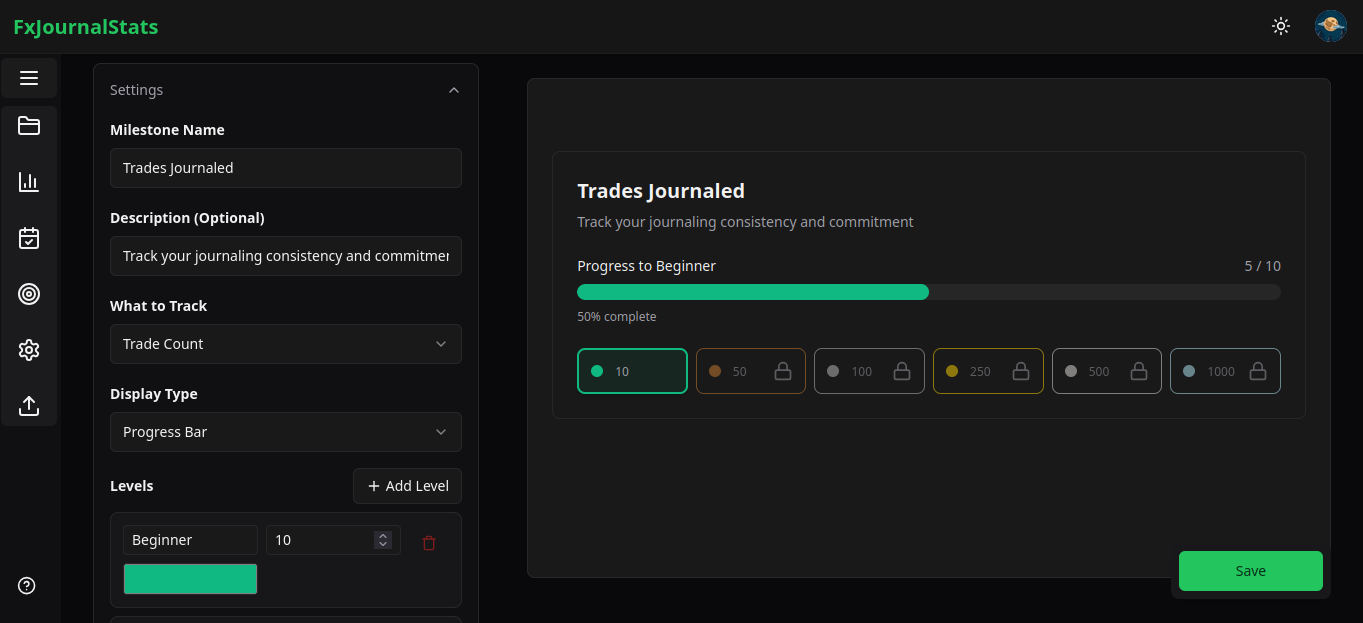 Milestone basic settings